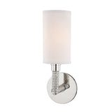 Lighting - Wall Sconce Dubois 1 Light Wall Sconce // Polished Nickel 