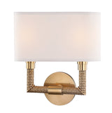 Lighting - Wall Sconce Dubois 2 Light Wall Sconce // Aged Brass 