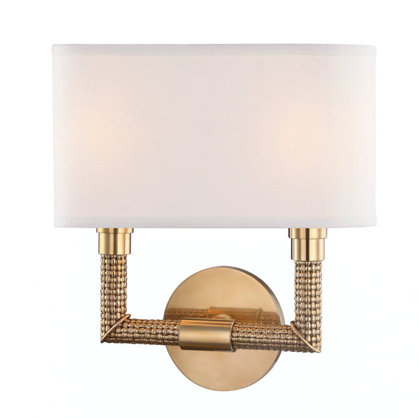 Lighting - Wall Sconce Dubois 2 Light Wall Sconce // Aged Brass 