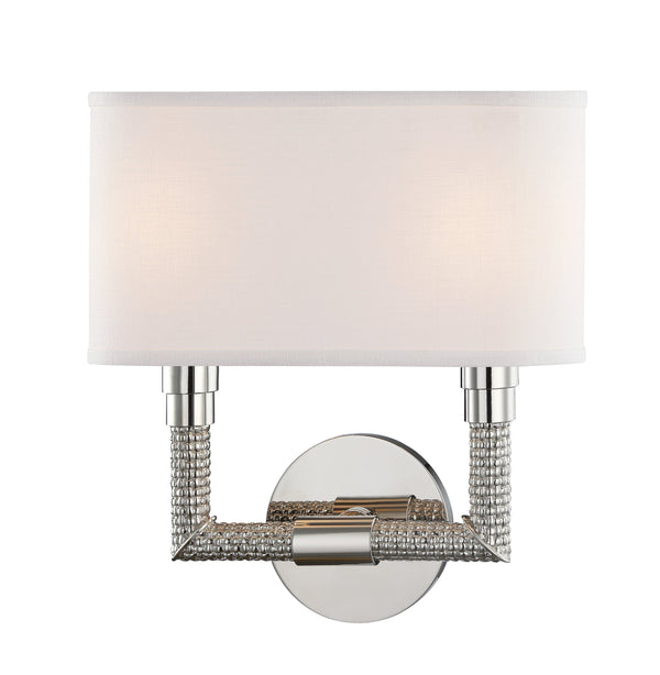 Lighting - Wall Sconce Dubois 2 Light Wall Sconce // Polished Nickel 