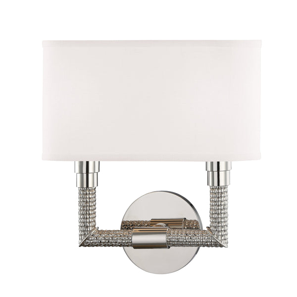 Lighting - Wall Sconce Dubois 2 Light Wall Sconce // Polished Nickel 