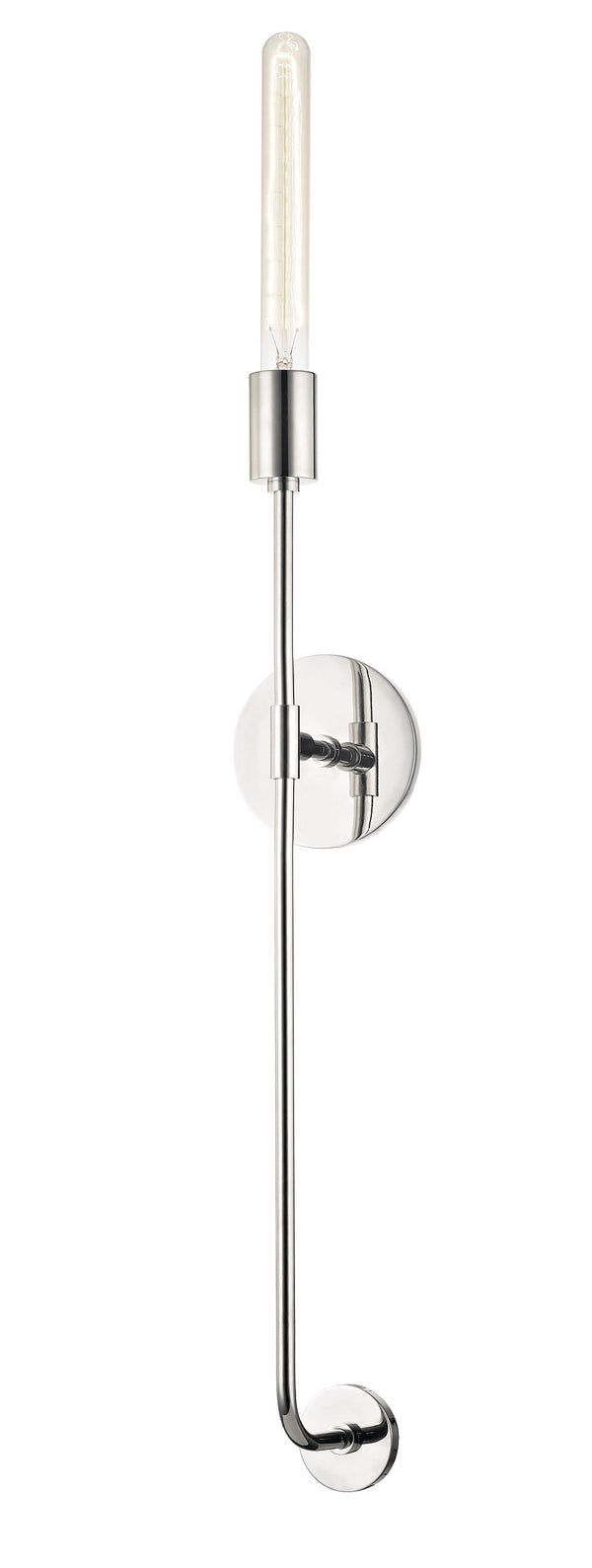 Lighting - Wall Sconce Dylan 1 Light Wall Sconce // Polished Nickel 