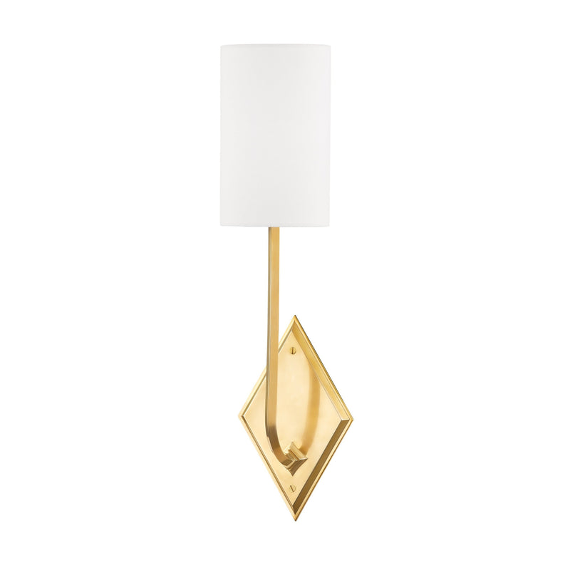 Lighting - Wall Sconce Eastern Point 1 Light Wall Sconce // Aged Brass 