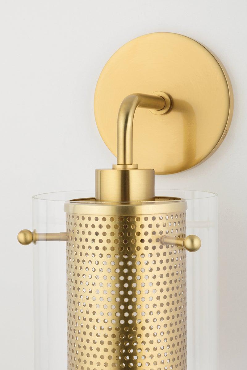 Lighting - Wall Sconce Elanor 1 Light Wall Sconce // Aged Brass 