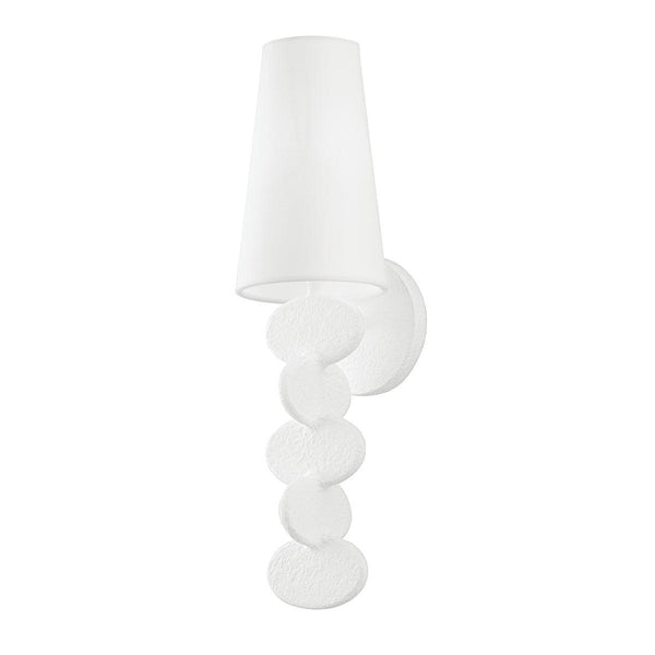 Lighting - Wall Sconce Ellios 1 Light Wall Sconce // Gesso White 
