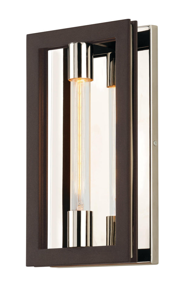 Lighting - Wall Sconce Enigma 1lt Wall Sconce // Bronze with Polished Stainless 