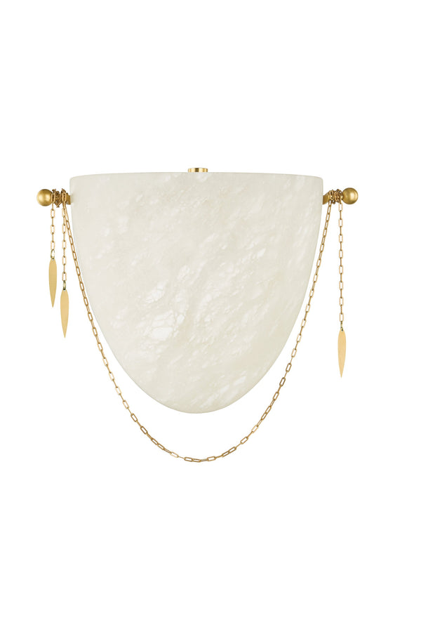 Lighting - Wall Sconce Fabriano 1 Light Sconce // Vintage Polished Brass 