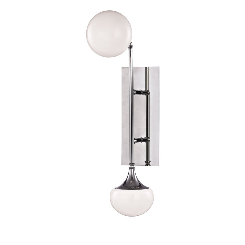 Lighting - Wall Sconce Fleming 2 Light Wall Sconce // Polished Nickel 