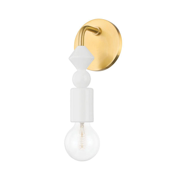 Lighting - Wall Sconce Flora 1 Light Wall Sconce // Aged Brass 