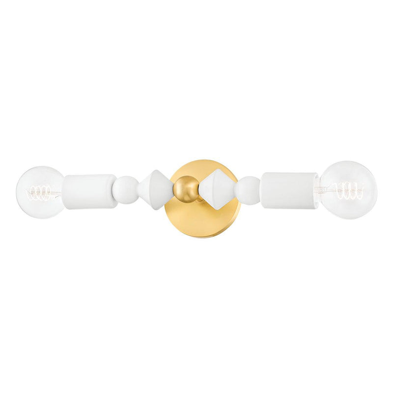 Lighting - Wall Sconce Flora 2 Light Wall Sconce // Aged Brass 