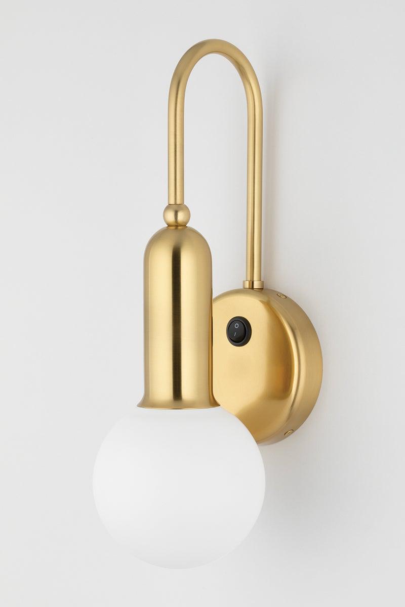 Lighting - Wall Sconce Gabby 1 Light Wall Sconce // Aged Brass 