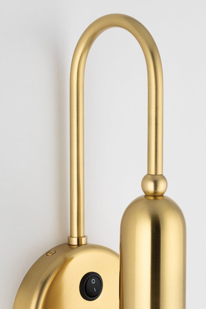 Lighting - Wall Sconce Gabby 1 Light Wall Sconce // Aged Brass 