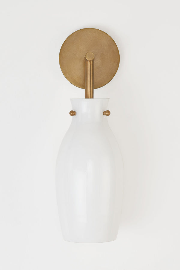 Lighting - Wall Sconce Geyser 1 Light Wall Sconce // Patina Brass 