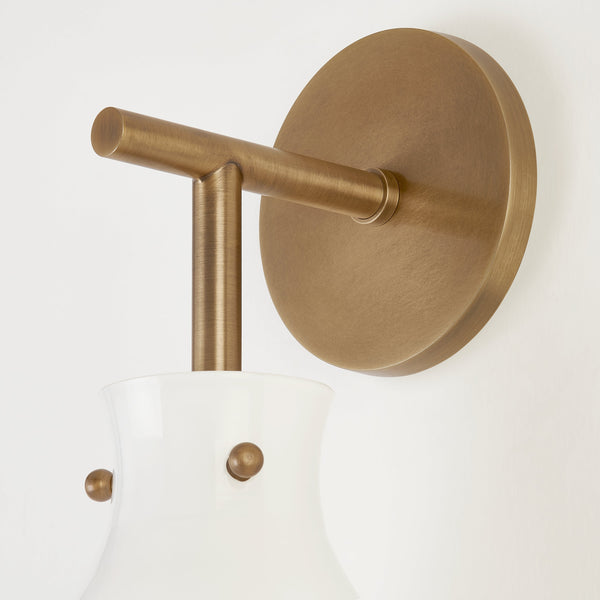 Lighting - Wall Sconce Geyser 1 Light Wall Sconce // Patina Brass 