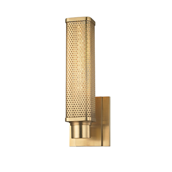 Lighting - Wall Sconce Gibbs 1 Light Wall Sconce // Aged Brass 