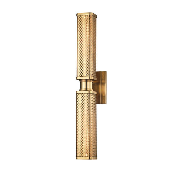 Lighting - Wall Sconce Gibbs 2 Light Wall Sconce // Aged Brass 