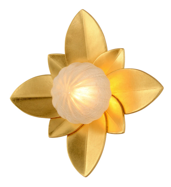 Lighting - Wall Sconce Gigi 1lt Wall Sconce // Gold Leaf // Large 