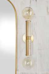 Lighting - Wall Sconce Gilbert 2 Light Wall Sconce // Aged Brass 