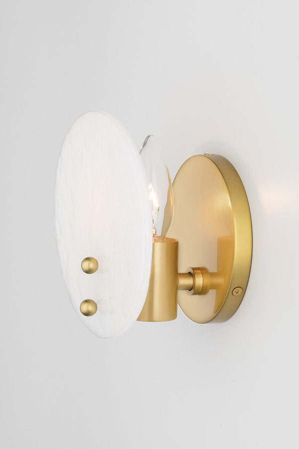 Lighting - Wall Sconce Giselle 1 Light Wall Sconce // Aged Brass 