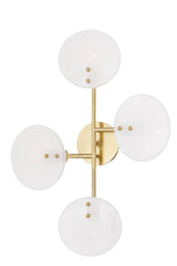 Lighting - Wall Sconce Giselle 4 Light Wall Sconce // Aged Brass 