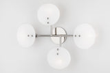 Lighting - Wall Sconce Giselle 4 Light Wall Sconce // Polished Nickel 