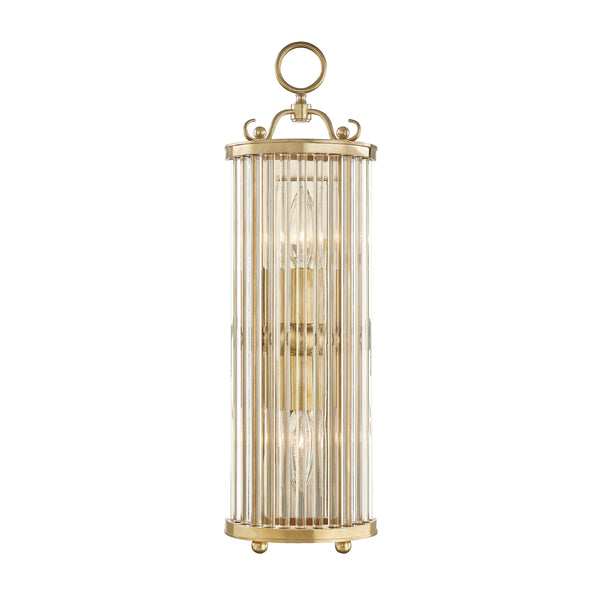 Lighting - Wall Sconce Glass No.1 2 Light Wall Sconce // Aged Brass 