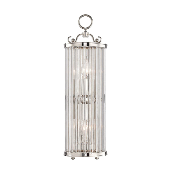 Lighting - Wall Sconce Glass No.1 2 Light Wall Sconce // Polished Nickel 