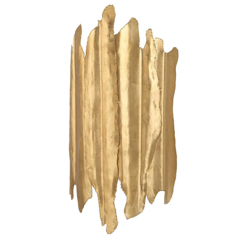  Golden Gate 2 Light Sconce // Gold Leaf 