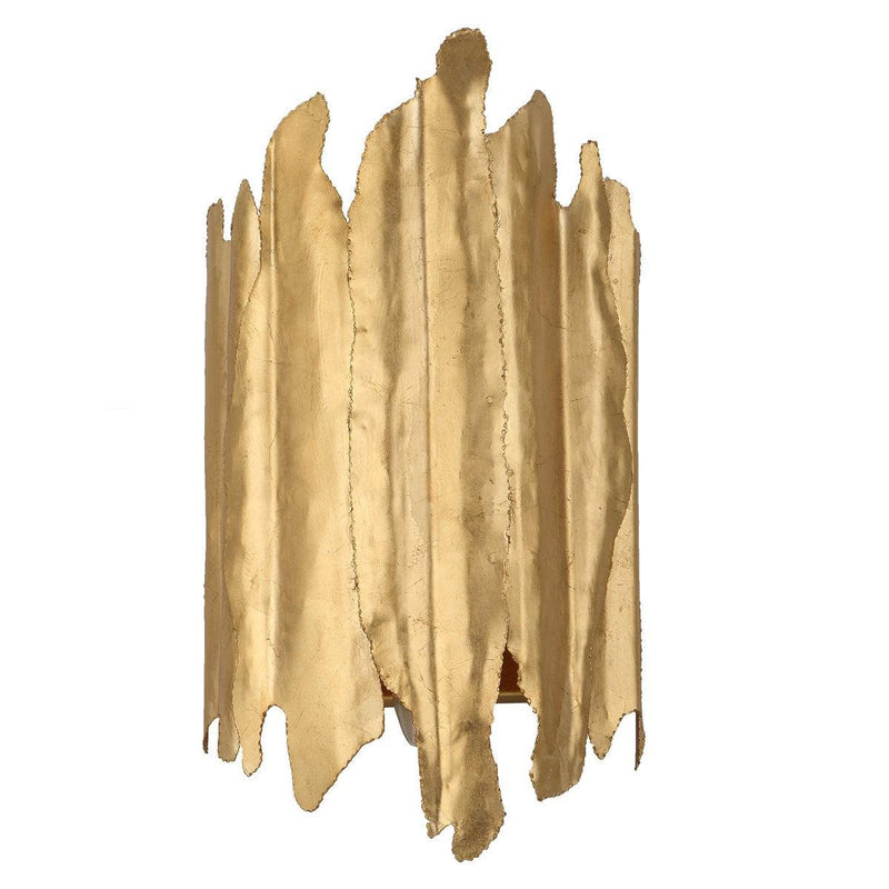  Golden Gate 2 Light Sconce // Gold Leaf 