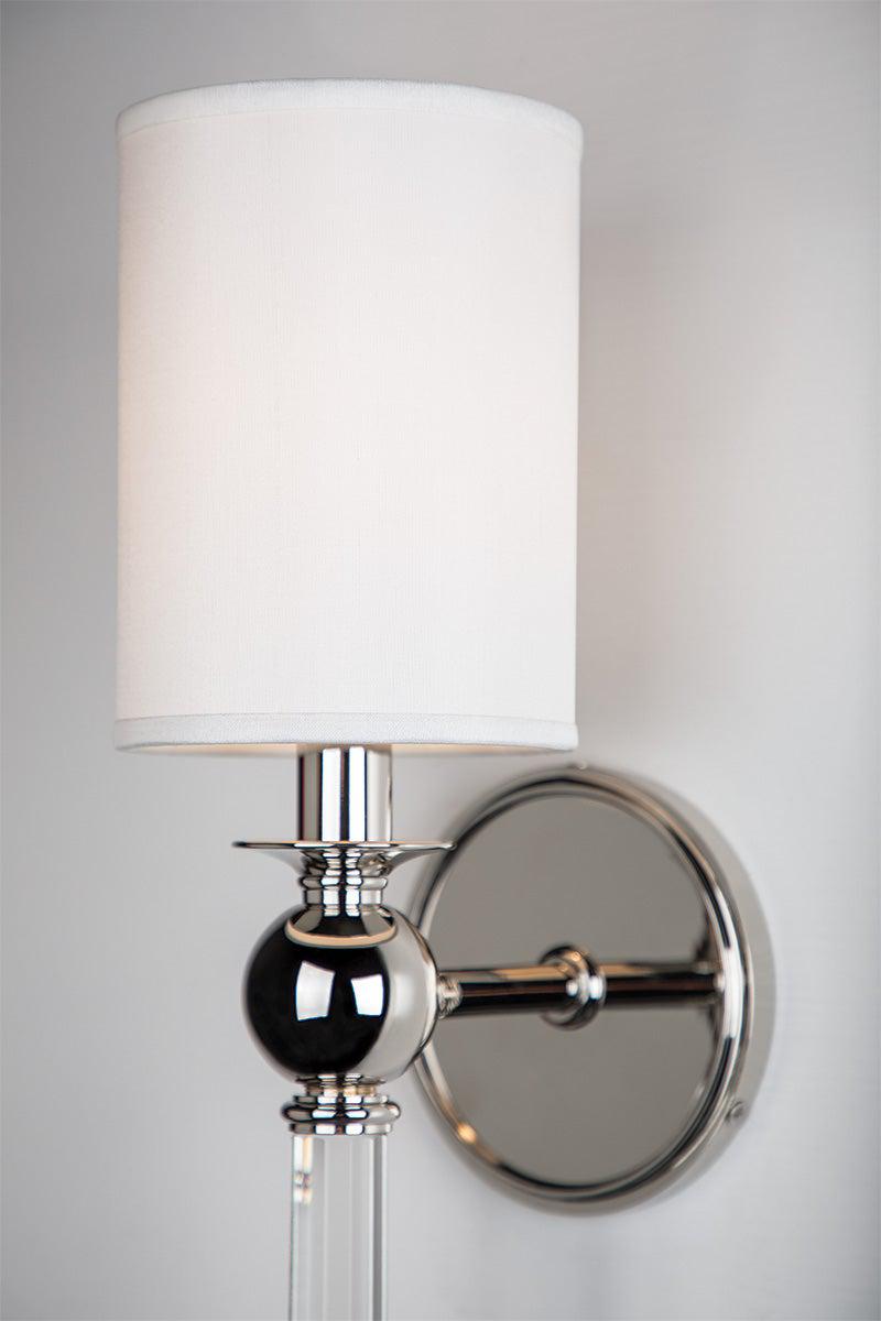 Lighting - Wall Sconce Gordon 1 Light Wall Sconce // Polished Nickel 