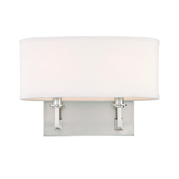 Lighting - Wall Sconce Grayson 2 Light Wall Sconce // Satin Nickel 