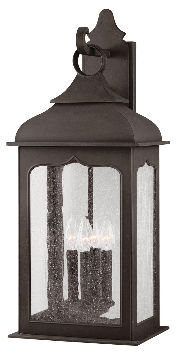 Lighting - Wall Sconce Henry Street 4lt Wall Lantern Large // Colonial Iron 
