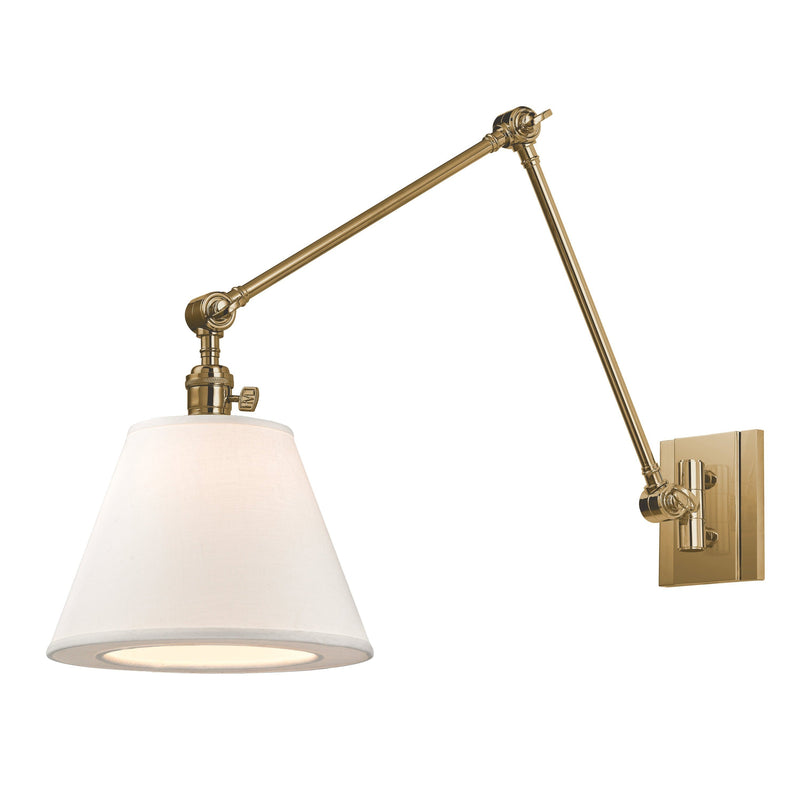 Lighting - Wall Sconce Hillsdale 1 Light Swing Arm Wall Sconce // Aged Brass // Large 