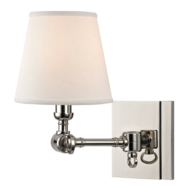 Lighting - Wall Sconce Hillsdale 1 Light Wall Sconce // Polished Nickel 