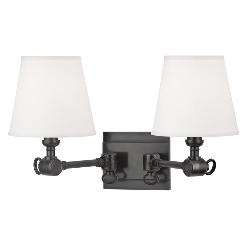 Lighting - Wall Sconce Hillsdale 2 Light Wall Sconce // Old Bronze 