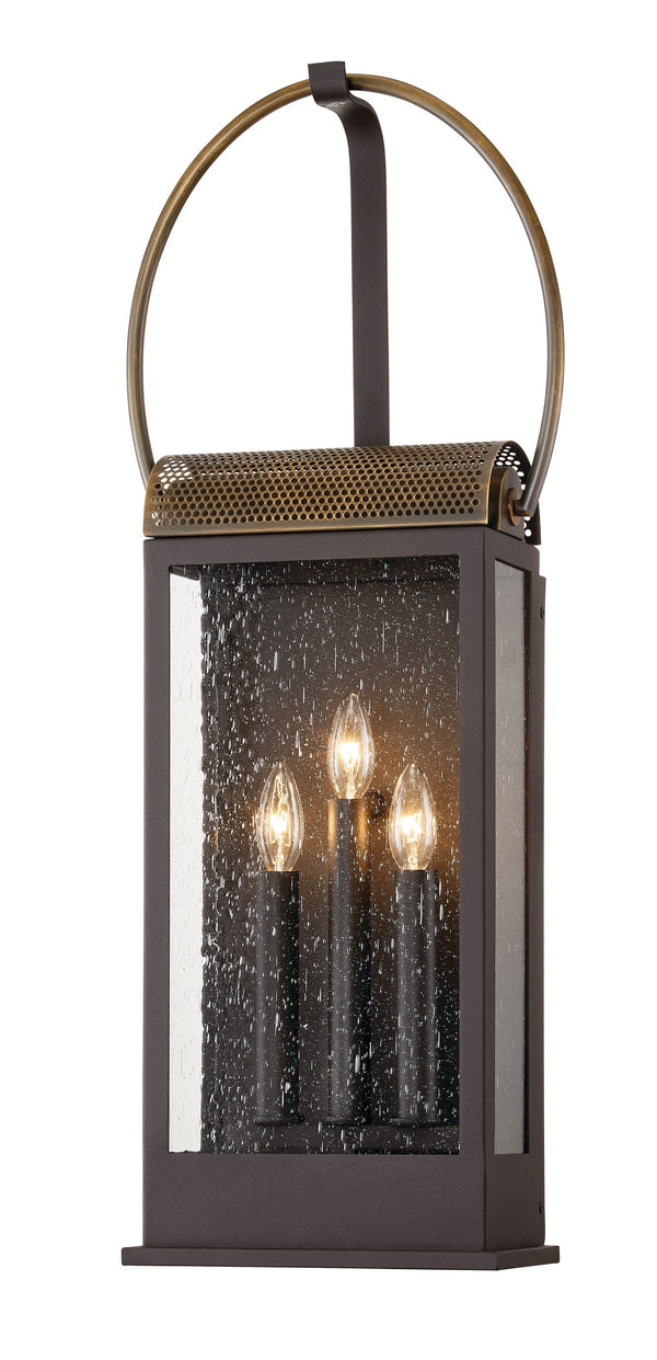 Lighting - Wall Sconce Holmes 3lt Wall // Bronze and Brass 