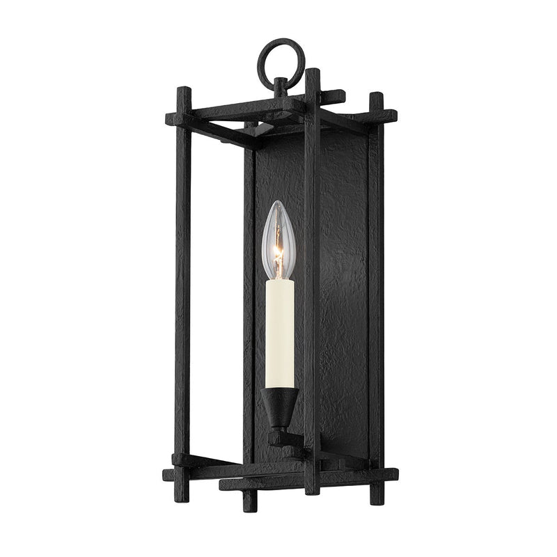 Lighting - Wall Sconce Huck 1 Light Wall Sconce // Black Iron 