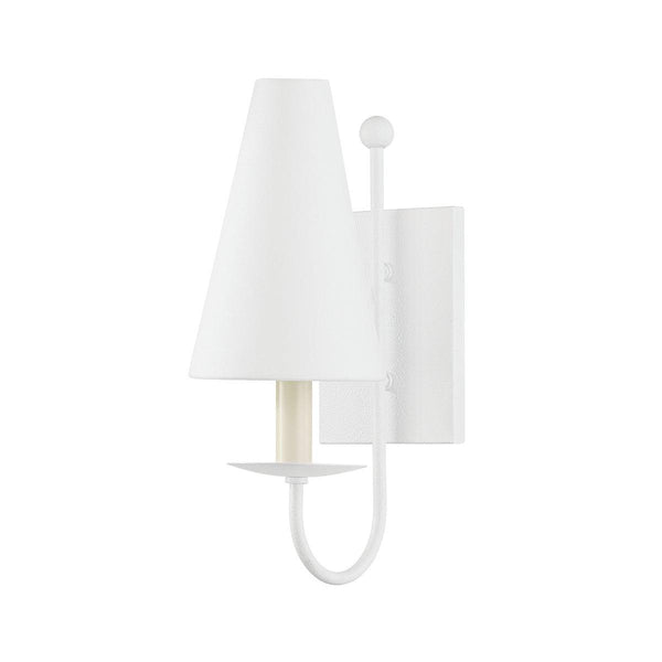 Lighting - Wall Sconce Idris 1 Light Wall Sconce // Gesso White 