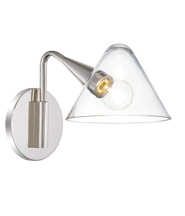 Lighting - Wall Sconce Isabella 1 Light Wall Sconce // Polished Nickel 