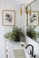 Lighting - Wall Sconce Ivy 1 Light Wall Sconce // Aged Brass 