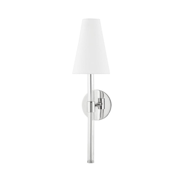 Lighting - Wall Sconce Janelle 1 Light Wall Sconce // Polished Nickel 