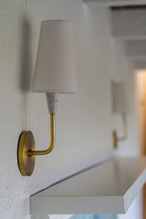 Lighting - Wall Sconce Janice 1 Light Wall Sconce // Aged Brass 