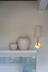Lighting - Wall Sconce Janice 1 Light Wall Sconce // Aged Brass 