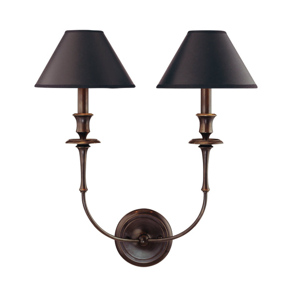 Lighting - Wall Sconce Jasper 2 Light Wall Sconce // Old Bronze 