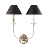 Lighting - Wall Sconce Jasper 2 Light Wall Sconce // Polished Nickel 