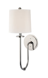 Lighting - Wall Sconce Jericho 1 Light Wall Sconce // Polished Nickel 