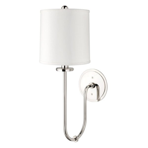 Lighting - Wall Sconce Jericho 1 Light Wall Sconce // Polished Nickel 