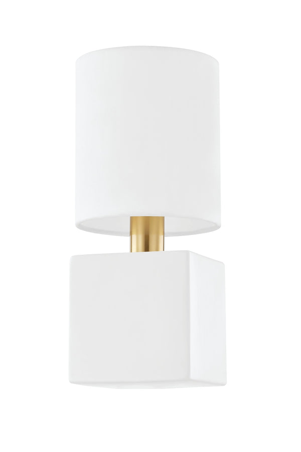 Lighting - Wall Sconce Joey 1 Light Wall Sconce // Aged Brass // Large 
