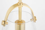 Lighting - Wall Sconce Karin 1 Light Wall Sconce // Aged Brass 