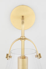 Lighting - Wall Sconce Karin 1 Light Wall Sconce // Aged Brass 